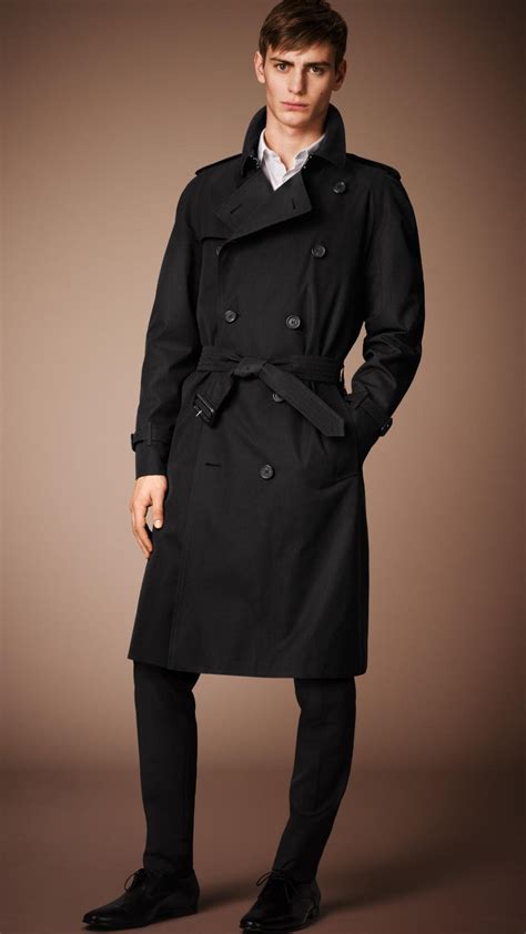 burberry trenchcoat black men|burberry men's trench coat sale.